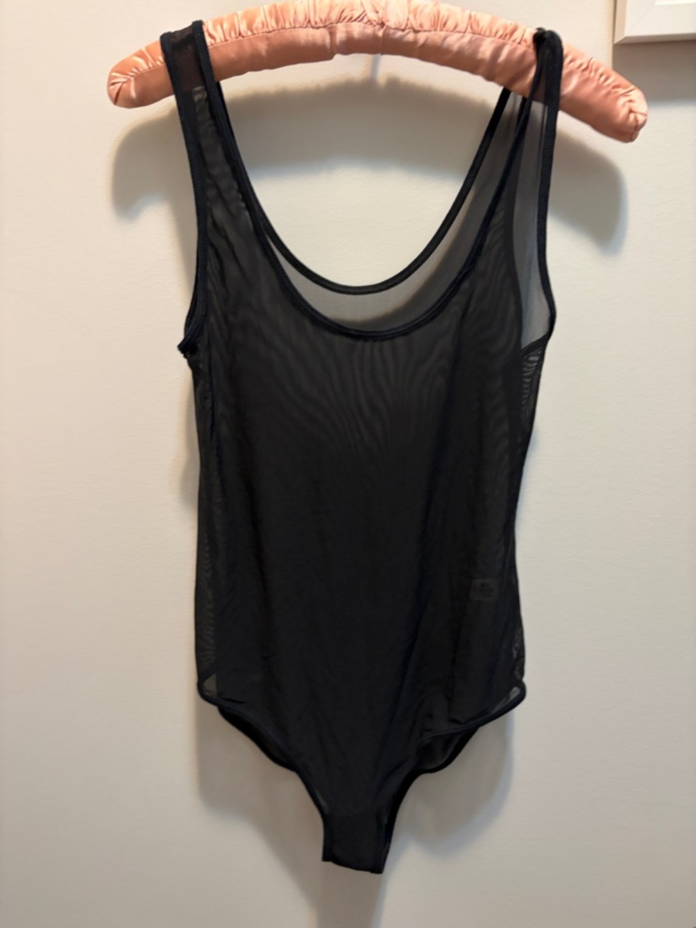 Sheer Black Mesh Bodysuit